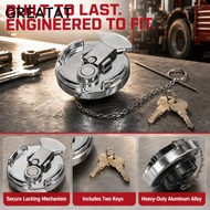 GREATAT Tank Cover, Aluminium Alloy 11‑04859‑100, 11‑04859‑200, 600212, 572‑1015, 5721015  Cap, Silv