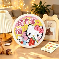 钻石画Diamond Painting爆款HelloKitty钻石画儿童Kt猫钻石绣卡通学生满钻圆钻贴钻礼物现货 热卖 Ready Stock9.3