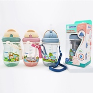 Attoon (Attoon) 9 oz. Suction Cup Enhances Water Skills From The Straw With A Lid And Strap.