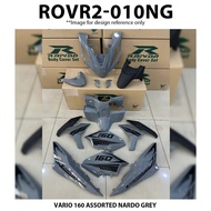 Body Cover Set Rapido Honda Vario 160 ASSORTED NARDO GREY Accessories Motor Vario160 Scooter Coverse