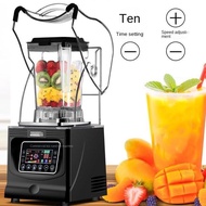 WYX Smoothie Machine 3 in 1 Soundproof Cover Silent Heavy Duty Cooking Blender Ice Crusher Juicer 1800w 1500ml