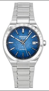 Casio Edifice Blue Dial Automatic Stainless Steel Casual Men's Watch EFK-200D-2A