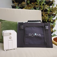 【Roommi】多功能行動電源供應器 小電寶 純色白+60W太陽能電板