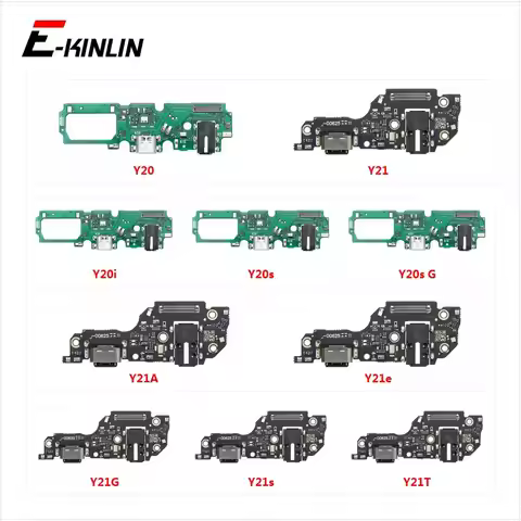 USB Charging Port Dock Plug Connector Charger Board With Mic Flex Cable For Vivo Y20 Y20i Y20s G Y21