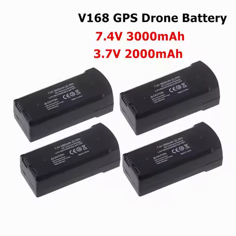 7.4V 3000mAh Battery For V198 V168 Pro Max GPS Drone Original 3.7V 2000mAh V198 V168/V168 Pro UAV Sp