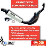 Knalpot Fizr CMS Kolong Standar Racing Scorpio Kalajengking Black Doff