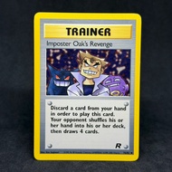 Vintage Pokemon TCG Imposter Oak’s Revenge 76/82 2000 Team Rocket Unlimited Trading Card Game Gengar