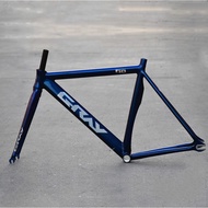 Gray F10 Track Fixie Fixed Gear Frameset Frame Set by Jrspeed