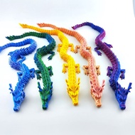 Mainan Naga Cina Bercetak 3D Naga Gemuk Besar Hiasan Terlaris Hadiah Hiasan Naga Hadiah Jualan Panas