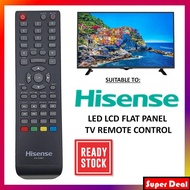HISENSE Flat Panel LED LCD TV Remote Control Replacement (EN-83801)