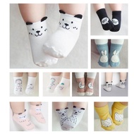 (6 - 24 months) Baby kid Socks Cotton Stockings Stocking Cute Gift Booties Baby Boy Girl Socks