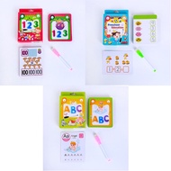 Wipe AND CLEAN FLASH CARD / CHILDREN'S FLASH CARD