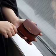 A.P.C. Geneve 三摺短銀包 Trifold Wallet  復古啡/ 黑色