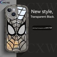 Simplicity Transparent Tpu Spider-Man Fashion Brand Marvel Phone Case Compatible For OPPO A3S A5 AX5 A5S AX5S A7 AX7 A12 A12e A5 A9 2020 F9 Pro Find X7 Ultra X6 Pro