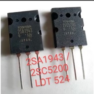 TR TRANSISTOR TOSHIBA 2S a 1943 & 2S C 5200 III LOT 913 & 524 ORIGINAL SET