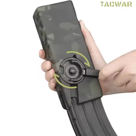 SuprLoad 1000 Airsoft Speed Loader with Sound Dampening Pad for 6mm BBs, Large Capacity M4 Hand Cran