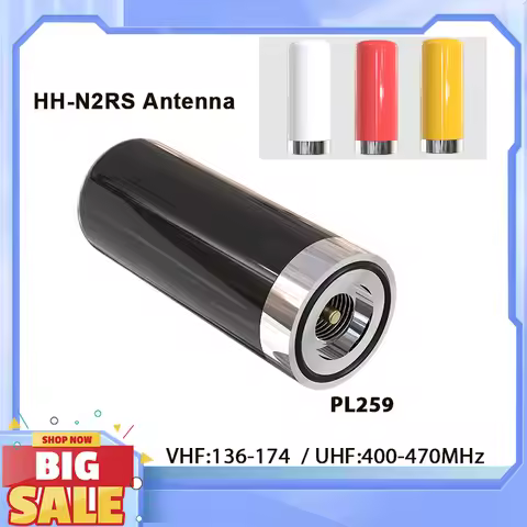 Short Car Radio Antenna Dual Band UHF/VHF HH-N2RS PL-259 Aerial 136-174MHz/400-480MHz For IC-980 PRO