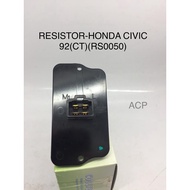 Blower Fan Resistor for Honda Civic (1992-2000) SR3 / SR4 / SO4(Part No: MRS-0050)(EG / EK Aircond F