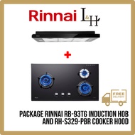 [BUNDLE] Rinnai RB-93TG Induction Hob and RH-S329-PBR Cooker Hood