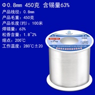 0.8mm 450g Solder Wire Content 63% Leaded Solder Wire with Rosin Core Repair Electric Soldering Iron