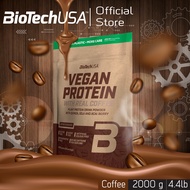 BioTechUSA Vegan Protein วีแกนโปรตีน 2000g-รสกาแฟ มีคาเฟอีน (โปรตีนถั่ว,โปรตีนข้าว, โปรตีนพืช โปรตีน