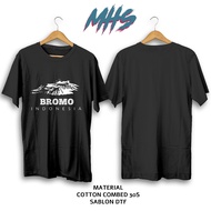 BROMO INDONESIA T-SHIRT COTTON COMBED 30S - CUSTOM DISTRO T-SHIRT MENGBALLHOME