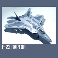 5th Generation Lockheed Martin F-22 Raptor Stealth Fighter Paper Model