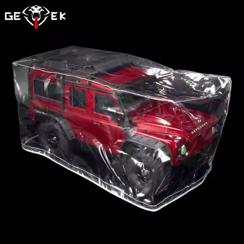 Transparent PVC Dust Cover RC Car Storage Display Dustproof for 1/10 Crawler TRX4 SCX10 III VS4 10 E