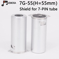 10PCS Full Aluminum Tube Socket Shielding Cover For 6Z4 6AU4 EF94 6BH6 6A2 6K4 6J5 7-Pin Electronic 