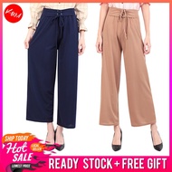 Ribbon Fastening Women Palazzo [M16473] KM  Fashion