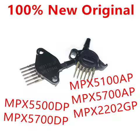 1piece MPX5500DP 、MPX5700DP 、MPX5100AP 、MPX5700AP 、MPX2202GP New pressure sensor MPX5500 、MPX5700 、M
