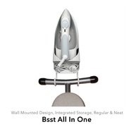 iron~iron board~ 8888-1 Wall Mounted Iron Hanging Rack Iron Board Door Wall Mount Storage Rack Holde