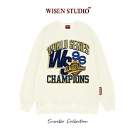 Wisen oversize unisex cotton fleece sweater CHAMPIONS model