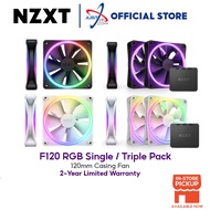 NZXT F120 RGB DUO SINGLE / TRIPLE PACK 120mm CASING FAN