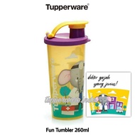 Tupperware Fun Tumbler Elephant 1pc 260ml gajah panda lion city family rainbow hello kitty owl worke