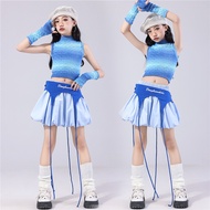 Girls' Jazz Dance Costume Trendy Cool Fashionable Children's kpop Girl Group Stage Outfit jazz Child