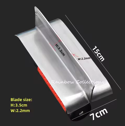 1pcs 15*7cm High quality Steel Tiling Tools Trowels Workers Plastering Decoration Knives Ceramic Con