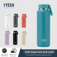 Tyeso Vacuum Insulated Tumbler Stainless Steel Water Bottle With Handle 500ml/710ml