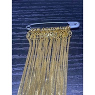 G18k Pearl Gold Necklace Gold Necklace Exquisite DIY Chopin Chain White Gold Accessories Rose Gold