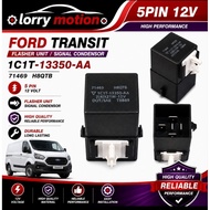 5PIN 12V FORD MAZDA TRANSIT FLASHER UNIT SIGNAL CONDENSER 1C1T-13350-AA 71469 H8QTB
