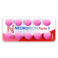 NEUROBION FORTE 10 Tablet / NEUROBION PINK / OBAT PEGAL LINU / KEBAS/ KESEMUTAN / KERAM / KRAM / VIT