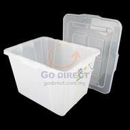 1 X TOYOGO 56L Storage Box With Cover Container Bins Stackable (7905) Kotak Simpanan 储物盒