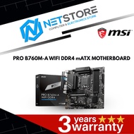 MSI PRO B760M-A WIFI DDR4 mATX MOTHERBOARD -  PRO B760M-A WIFI DDR4