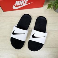 現貨 iShoes正品 Nike Kawa Slide GS 拖鞋 女鞋 童鞋 黑白 運動拖 819352-100
