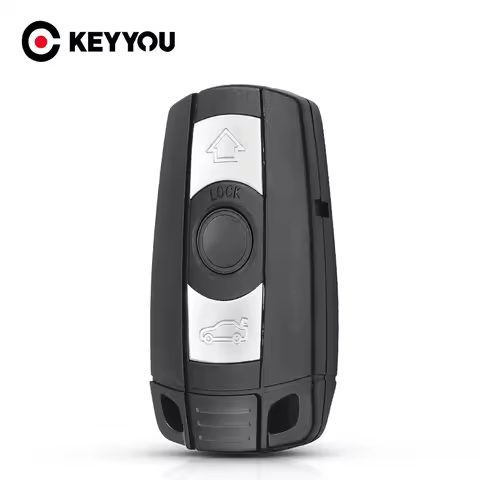 KEYYOU 3 Buttons Smart Key Case For BMW 1 3 5 6 Series E60 E70 E71 E72 E82 E87 E88 E89 E90 E91 E92 X