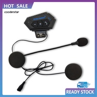 COOD BT-12 Bluetooth-compatible 42 Intercom Speakers Handsfree Calls Motorcycle Helmet Headset