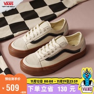 VANS范斯官方 Style 136 VR3生胶底小白鞋美式复古男鞋女鞋板鞋 白色 38