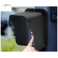 Doorbell Rain Cover Set Metal Doorbell Protector Cover Keypad Cover, Compatible with Most Video Doorbell