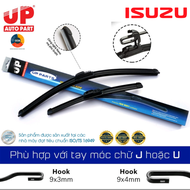 Gạt mưa kính lái ô tô ISUZU mu-X đời 2013-2023 - Xương mềm Silicone - UP PARTS OEM chất lượng cao