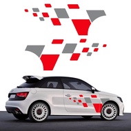 Car Door Graphics Racing Styling Sport Sticker Vinyl Decal Decoration Accessories For Audi A1 8X GB 